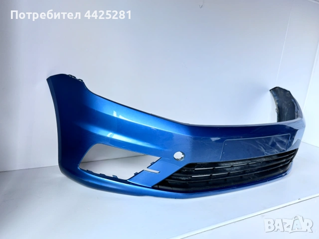 предна броня VW Caddy  с решетка 2015-2020 г. #1123V, снимка 2 - Части - 54283591