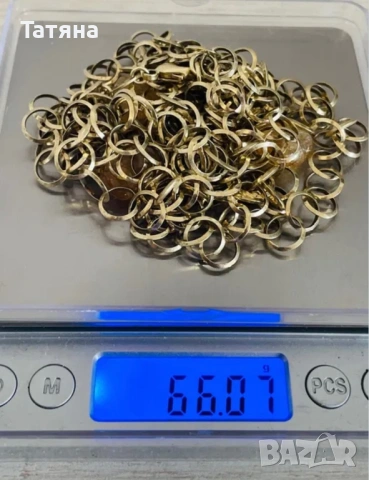 4-редно колие от позлатено  925 сребро ,66грамма, снимка 10 - Колиета, медальони, синджири - 53147377