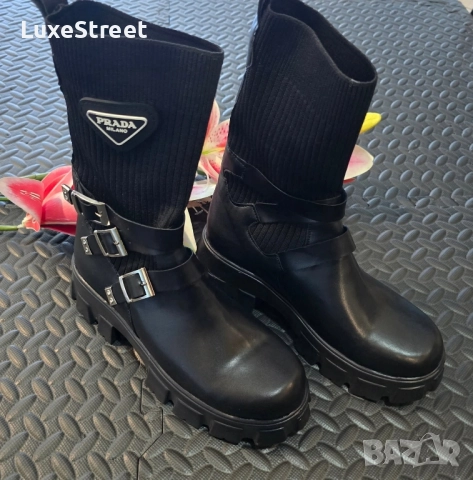 Дамски Боти 🤍Prada, снимка 7 - Дамски боти - 52437217