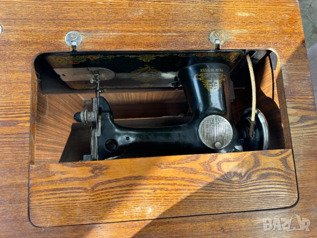 Старовремска шевна машина крачна руска UNION, снимка 14 - Антикварни и старинни предмети - 53393949