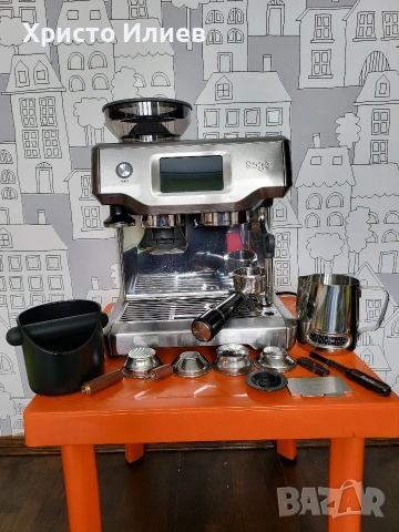 Кафемашина SAGE the Barista Touch с дисплей и кафемелачка, снимка 17 - Кафемашини - 53706461