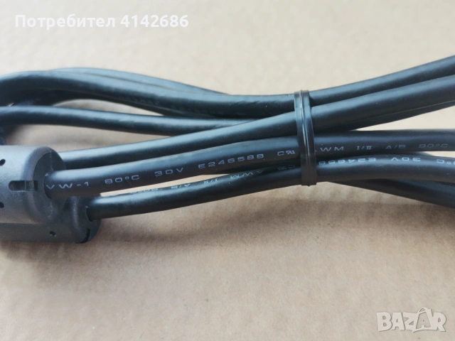 Кабел за монитор VGA /м- VGA/м, 1,8 метра , снимка 5 - Кабели и адаптери - 53707957