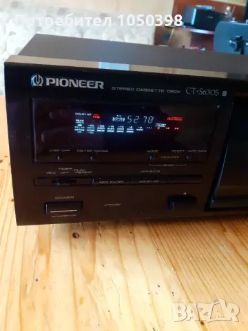 Перфектен триглав дек PIONEER CT-S630S- Японски като НОВ., снимка 6 - Декове - 48693171