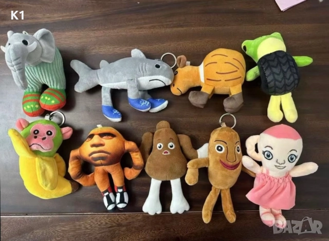 Плюшен ключодържател Italian Brainrot, Тунг Сахур, Балерина Капучина и др. 20см