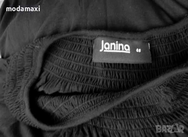 3XL/4XL Черна туника  Janina, снимка 8 - Туники - 46435428