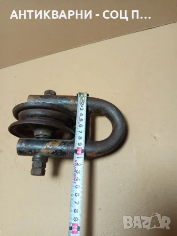 Стара Метална Макара За Строителство., снимка 7 - Антикварни и старинни предмети - 50290908