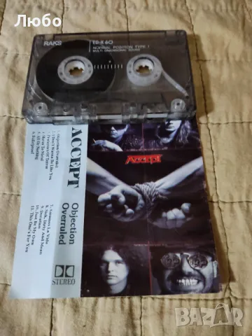 Accept - Objection Overruled, снимка 4 - Аудио касети - 50422281