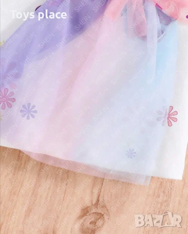 6г Нова разкошна празнична рокля Еднорог, снимка 3 - Детски рокли и поли - 50934039