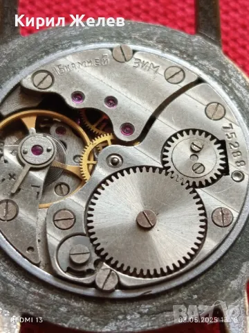 Стар механичен часовник мъжки ЗИМ СССР 15 камъка за ремонт части КОЛЕКЦИЯ 26068, снимка 8 - Антикварни и старинни предмети - 50140364