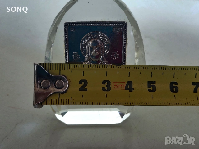 Сребърна Иконка Исус Христос Пантократор (Вседържител), снимка 7 - Икони - 54065110