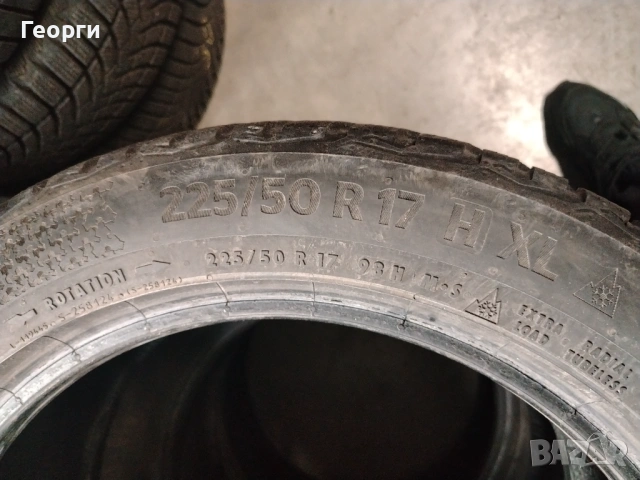 4бр. зимни гуми 225/50/17 Continental, снимка 9 - Гуми и джанти - 53213655