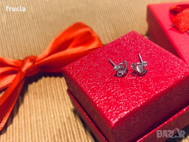 Сет от 3 чифта Коледни Обеци , снимка 4 - Обеци - 52669008