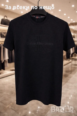 Calvin Klein Мъжка Тениска👕Мъжка Блуза С Къс Ръкав - Различни Цветове Код Urban21, снимка 4 - Тениски - 53667398