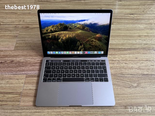 MacBook Pro 13 2019 TouchBar 4TB3`Core i5-8279U/8GB RAM/256GB SSD/Бат 8ч, снимка 1 - Лаптопи за дома - 46334859