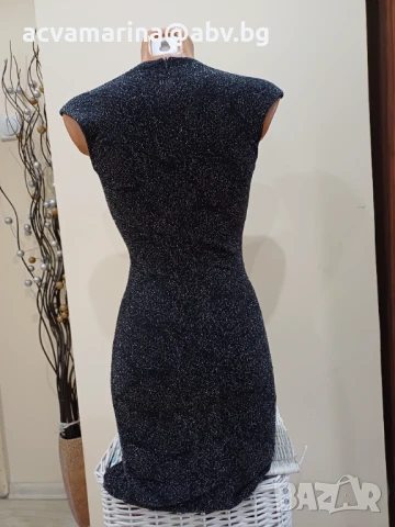 стилна рокля ламе р-р С, снимка 2 - Рокли - 51160170