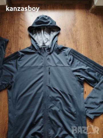 Adidas COOL365 Hood - страхотно мъжко горнище Л, снимка 6 - Спортни дрехи, екипи - 53470442