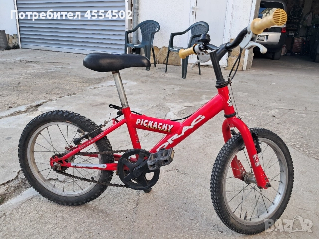 Велосипед Drag Pickachy 16" , снимка 3 - Детски велосипеди, триколки и коли - 53702692