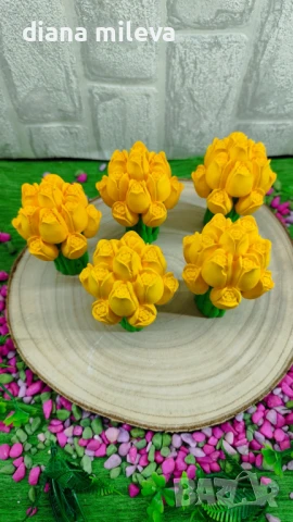 Лалета от гипсокерамика!, снимка 10 - Декорация за дома - 51133129