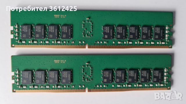 Samsung 1x16GB DDR4-2400Mhz ECC, снимка 2 - RAM памет - 45582484