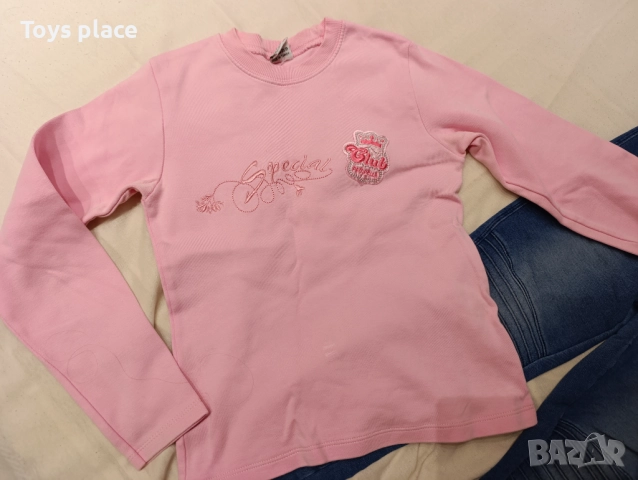 Лот дрешки 134-140см за момиче, блузка, клинче, дънки, снимка 5 - Детски панталони и дънки - 52342806