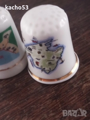 Порцеланови напръстници - 5 броя., снимка 6 - Антикварни и старинни предмети - 53294400