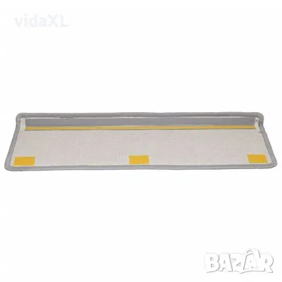 vidaXL Постелки за стъпала, 15 бр, 65x21x4 см, сиви(SKU:134575), снимка 4 - Други - 48136711