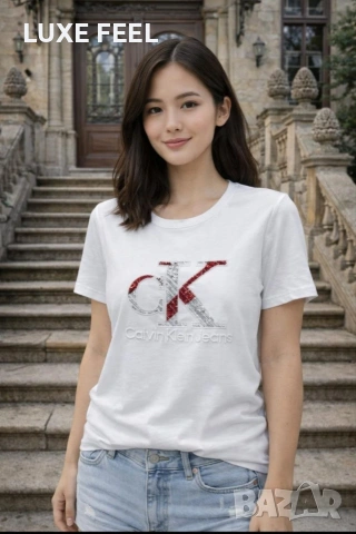 Calvin Klein ⚜️Дамски Тениски , снимка 2 - Тениски - 53612980