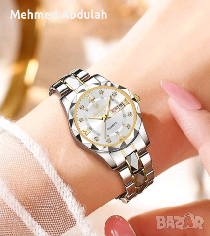 Различни модели дамски календарни светещи кварцови часовници, снимка 6 - Дамски - 52003183