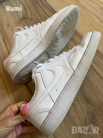 Оригинални кожени маратонки Nike Court Vision Low ! 43 н, снимка 6 - Маратонки - 43463750