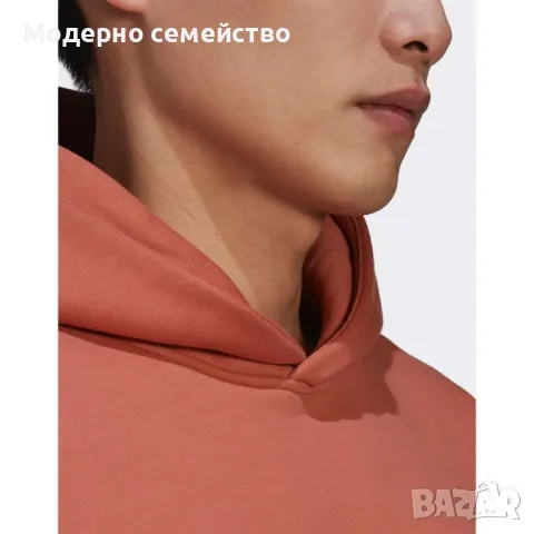 Мъжки суитчър ADIDAS Adicolor Contempo Hoodie Brown, снимка 3 - Суичъри - 47468344