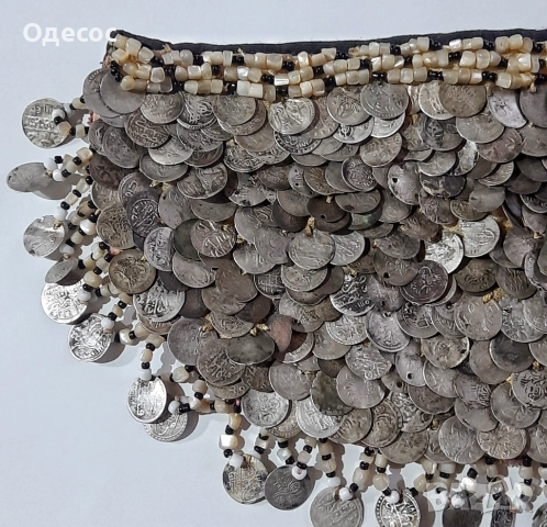 Рядък етнографски накит,нагръдник, снимка 2 - Антикварни и старинни предмети - 52682365