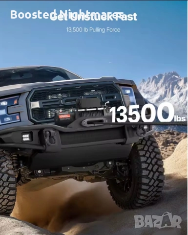 Лебедка 13500lb (6123кг) със синтетично въже , снимка 4 - Тунинг - 54231990