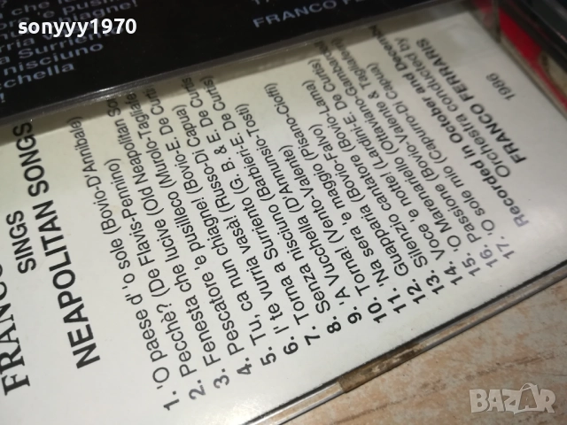 FRANCO CORELLI-ORIZZONTE MADE IN ITALY-ORIGINAL TAPE 0309251139, снимка 11 - Аудио касети - 51589411