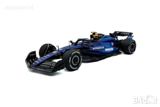 Williams F1 Team FW46 n.2 Saudi Arabien GP 2024 A.Ablon - мащаб 1:18 на Solido моделът е нов в кутия
