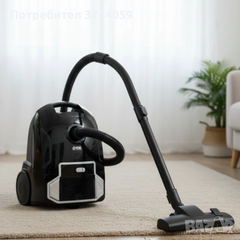 Прахосмукачка VOX SL-308, 800W, с торба, снимка 4 - Прахосмукачки - 53099572