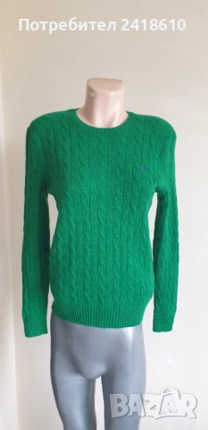 POLO Ralph Lauren Cable Wool / Cashmere Knit Womens Size M НОВО! ОРИГИНАЛ! Дамски Пуловер !