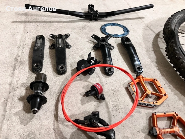 НАМАЛЕНИЕ НА ВСИЧКОВело части колело на части курбели капла спирачки, снимка 7 - Части за велосипеди - 52119647