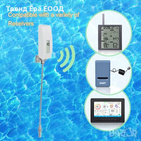 Термометър за басейн, снимка 4 - Басейни и аксесоари - 45429519