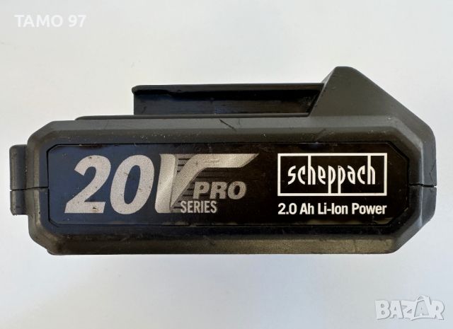 Scheppach Pro - Стартов комлект зарядно и батерия 20V 2.0Ah, снимка 3 - Други инструменти - 45197406