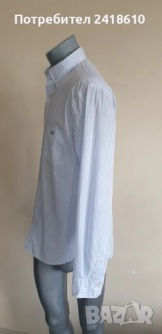 Gant Oxford Regular Fit Pique Cotton Mens Size 39 - 40 / M ОРИГИНАЛ! НОВО! Мъжка Риза!, снимка 9 - Ризи - 53340558