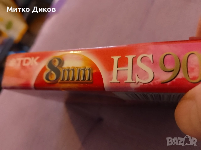 видеокасета нова TDK 8mm HS 90 за видеокамери за PAL/SECAM  , снимка 2 - Камери - 54268980