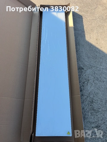 Инфрачервен отоплителен панел за стая бял 1800х350 650W, снимка 2 - Отоплителни печки - 53784598