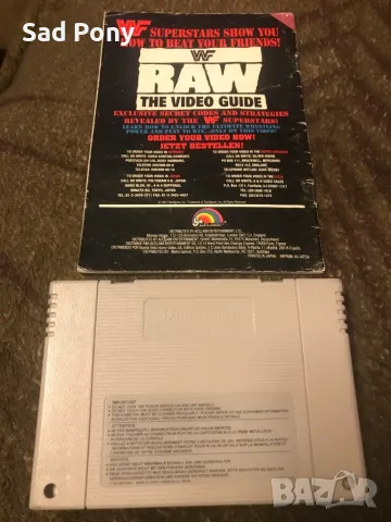 Nintendo SNES WWF RAW игра, снимка 2 - Игри за Nintendo - 49141146