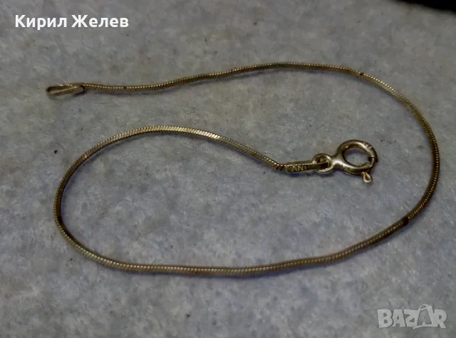 НЕЖНА МАРКОВА ИТАЛИАНСКА СРЕБЪРНА ГРИВНА СРЕБРО 925 INV ITALY 43933, снимка 9 - Гривни - 49757282