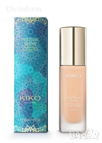 Дълготраен течен фон дьо тен с SPF 30 Kiko Milano , снимка 3 - Декоративна козметика - 45952994