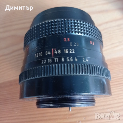 Широкоъгълен обектив Carl Zeiss Jena MC Flektogon 2.4/35 DDR (М42), снимка 5 - Обективи и филтри - 53827799