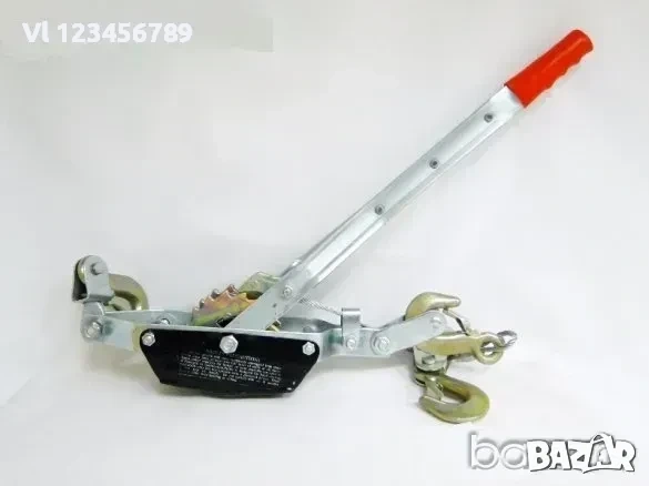 Лебедка ръчна със стоманено въже 2,2м - 2000 лб /налична и 4000.б/, снимка 2 - Други инструменти - 53834140