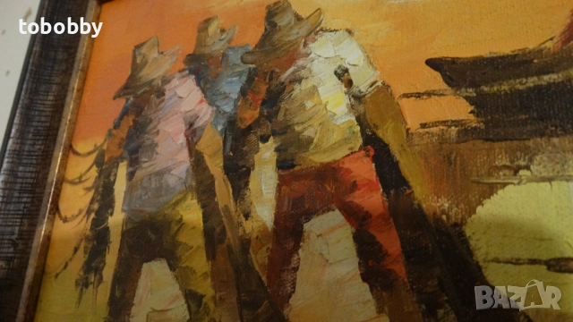 Картина "Рибари", маслен шедьовър