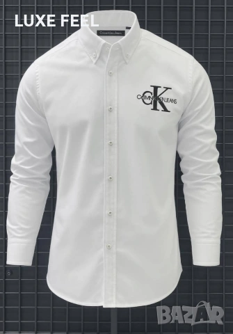 Мъжки Ризи ⚜️ Lacoste Burberry Tommy Hilfiger Calvin Klein , снимка 2 - Ризи - 53078206