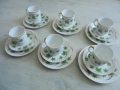 № 8340  Германски порцеланов сервиз SCHERZER Bavaria – винтидж комплект за кафе / чай  , снимка 3